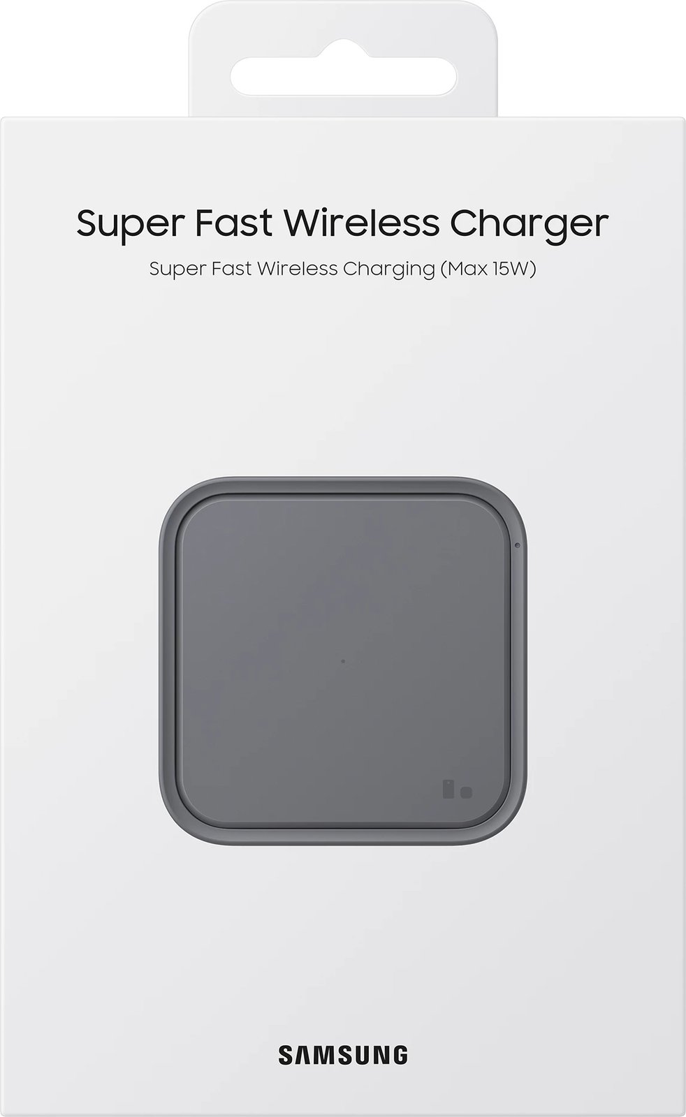 Mbushës wireless Samsung EP-P2400BBEGEU, 15W, me LED, Qi, USB-C, i zi