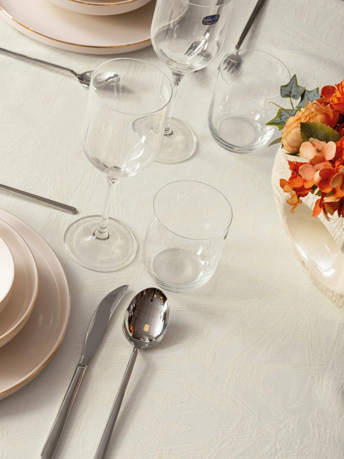 Mbulesë tavoline L'essentiel Lavinia 220, ngjyrë krem