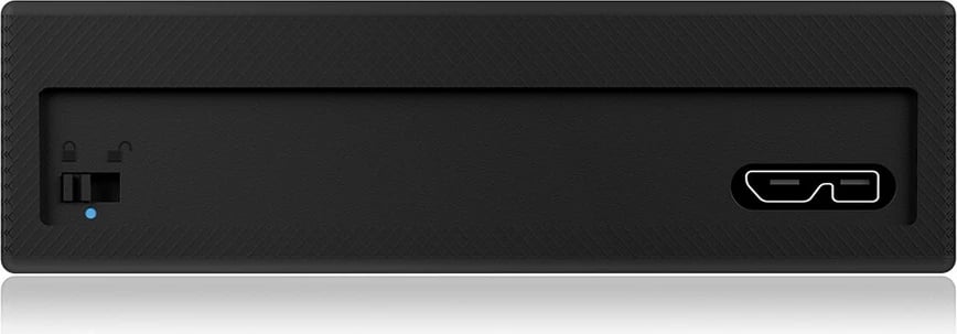 Kasë IcyBox IB-256WP për hard disk 2.5" SATA, alumini, USB 3.0, e zezë