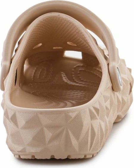 Papuqe Crocs Classic Geometric për meshkuj dhe femra, krem