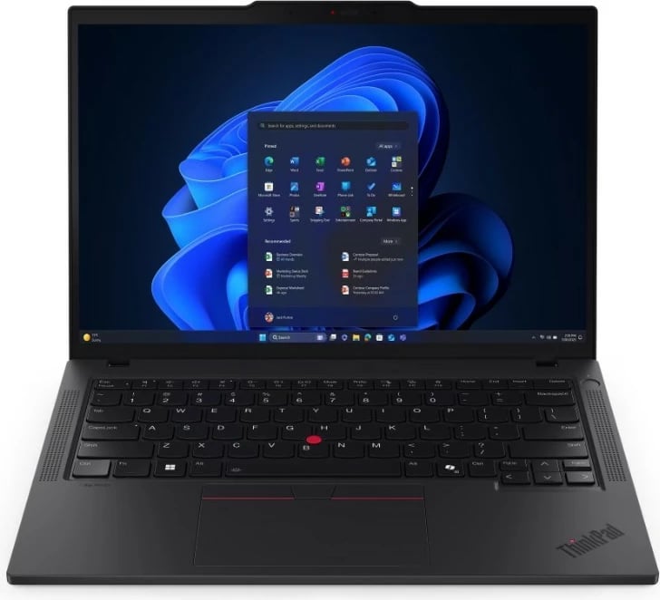 Ultrabook Lenovo ThinkPad T14 Gen 6 Ultra 7 255U, 32GB RAM, 1TB SSD, 14.0" WUXGA Touch, Windows 11 Pro, grafika të integruara, e zezë, 3 vjet Premier Support + CO2 Offset