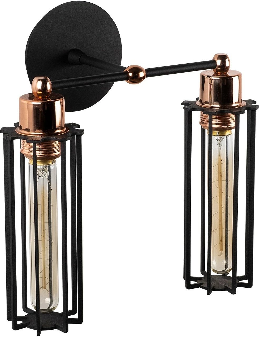 Llambë muri industriale Opviq, Likya - N-1023, ngjyrë e zezë