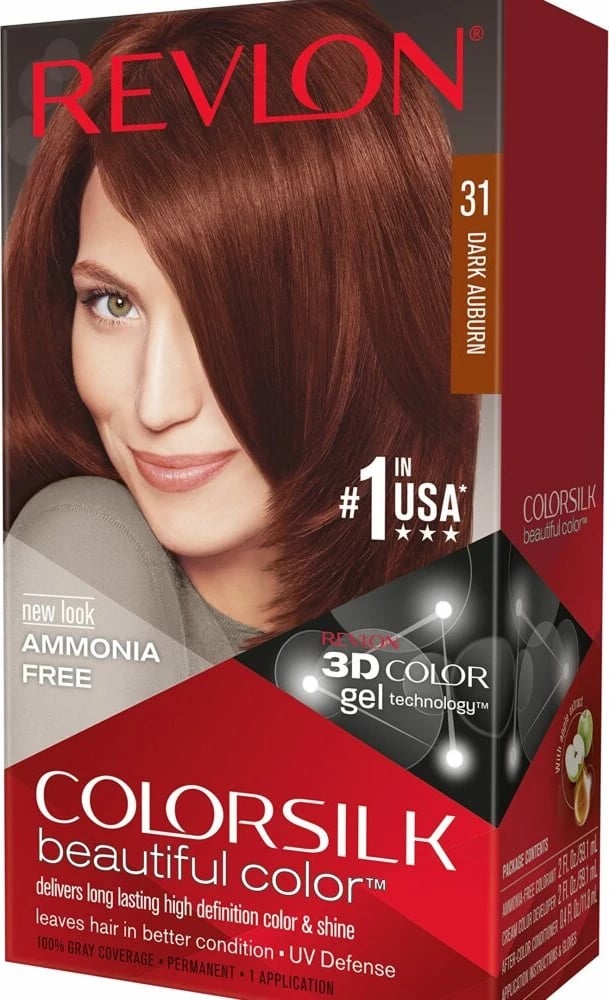 Ngjyrë për flokë Revlon, 31 Dark Auburn, 59.1 ml