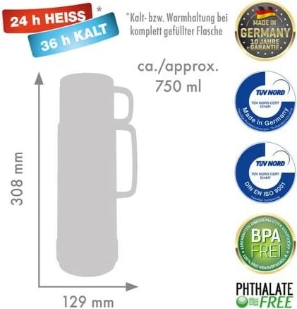 Termos Rotpunkt, 0.75L, i gjelbërt