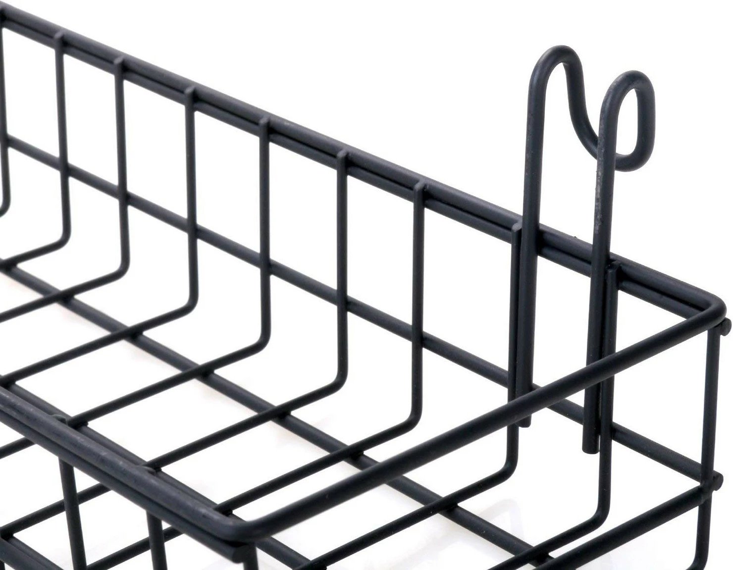 Aksesor dekorativ metalik për mur Wallity, WR011, ngjyrë e zezë, 40x9x11cm