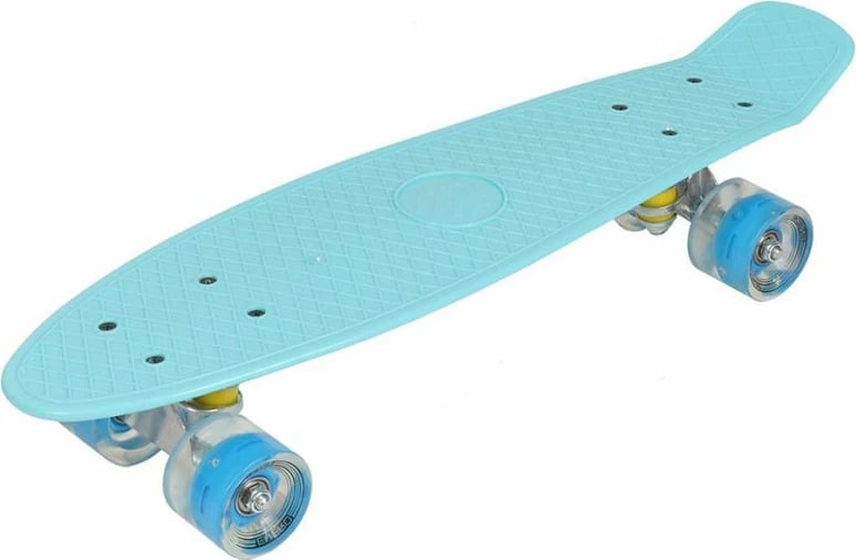 Skateboard plastik për fëmijë Enero, blu