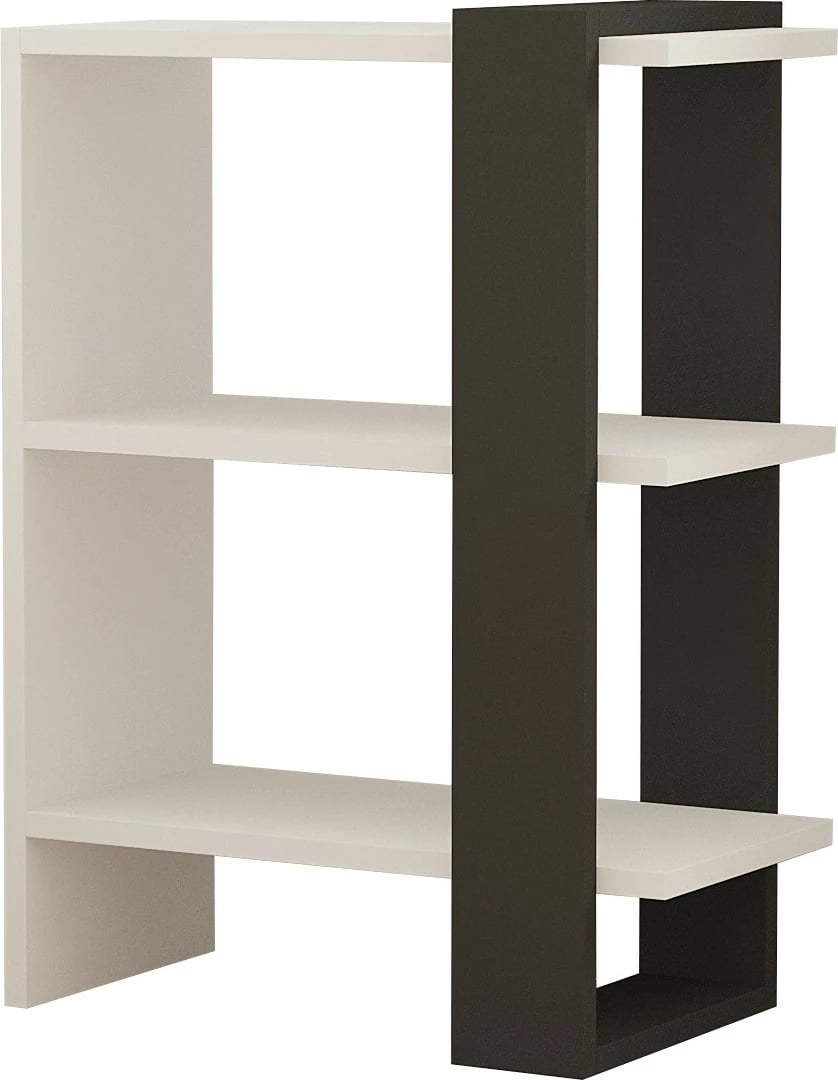Raft librash Hanah Home, Funda, anthracite dhe i bardhë