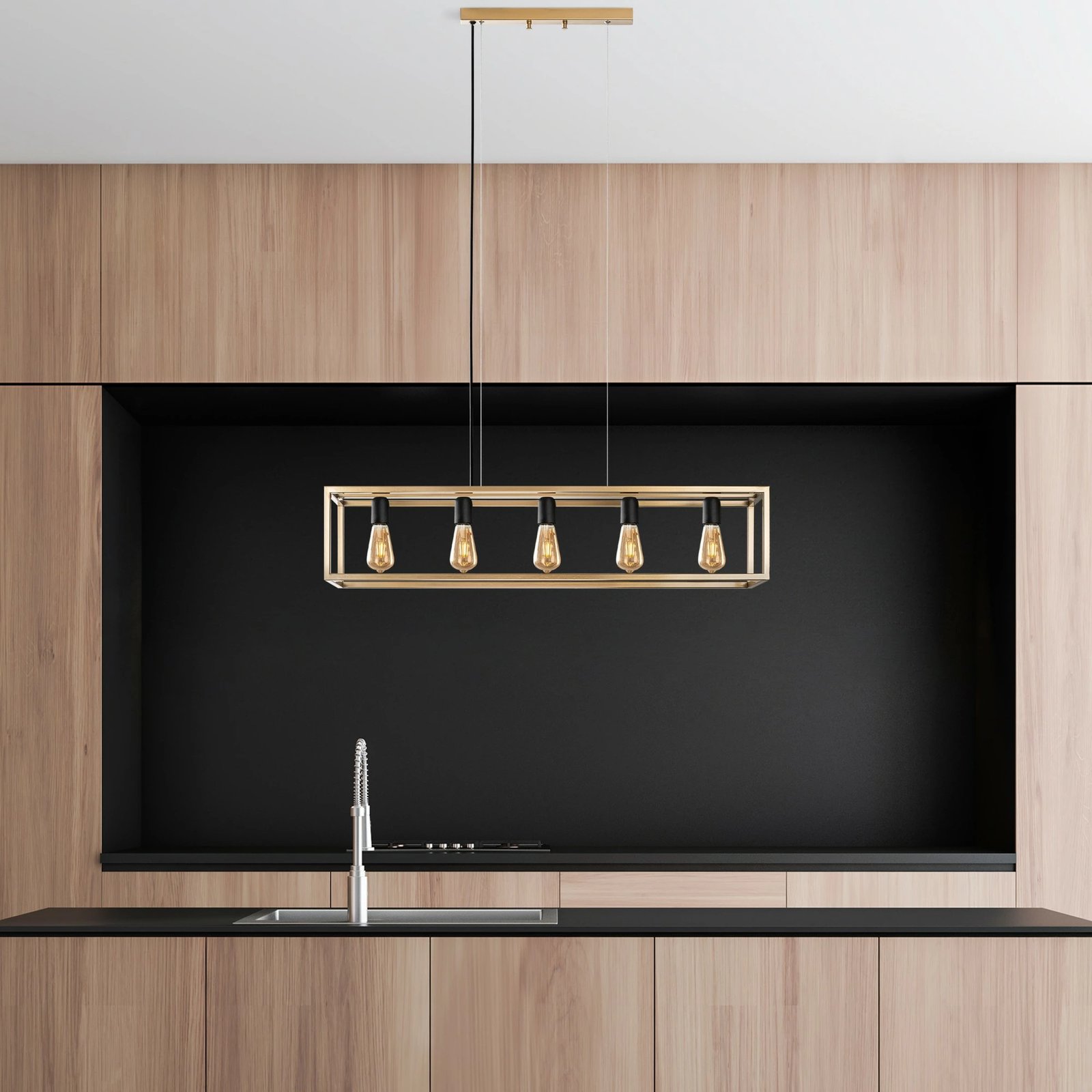 Llambadar Opviq, ngjyrë ari, Kafes - 13749