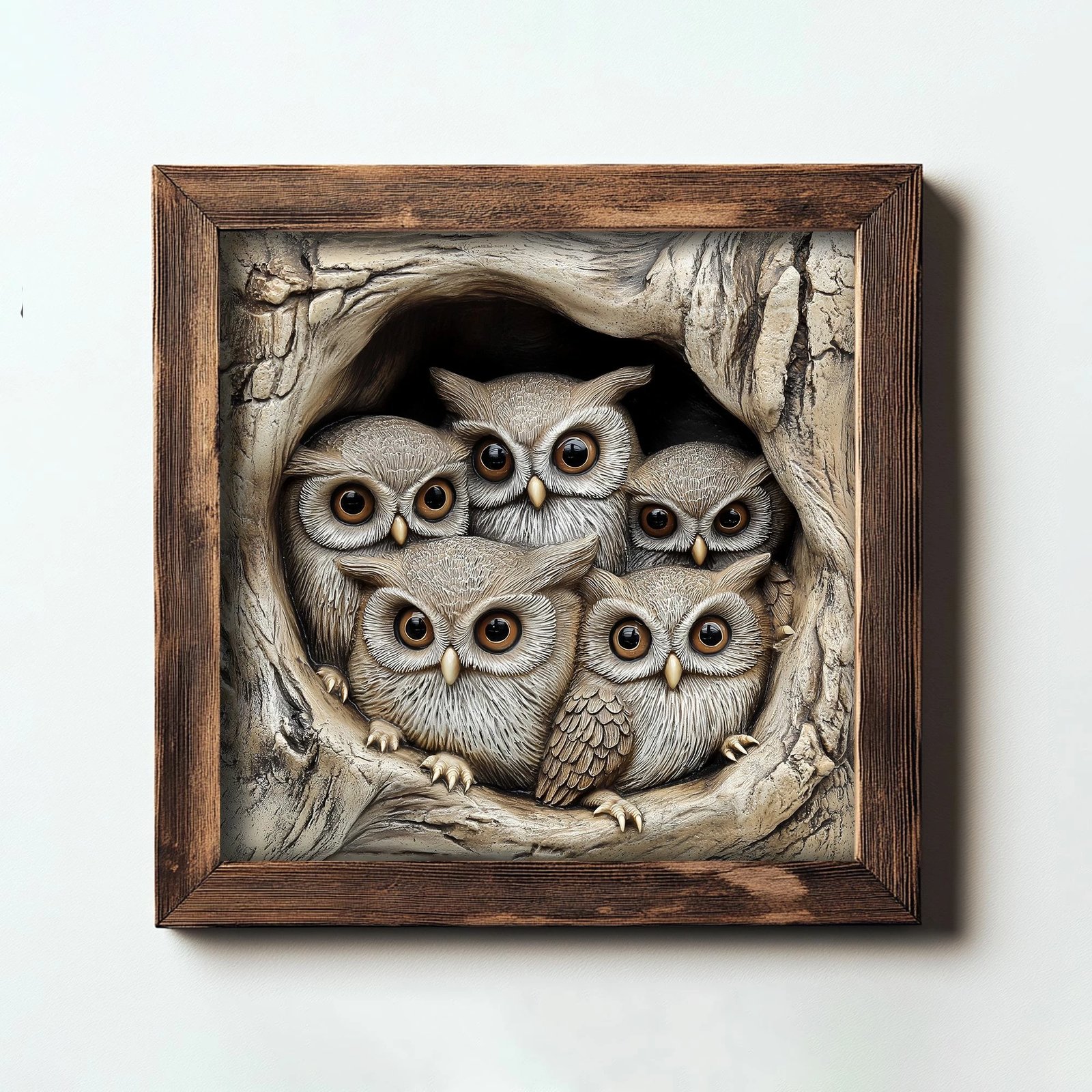 Pikturë dekorative me kornizë MDF, shumëngjyrëshe, Wallity, UKZM085