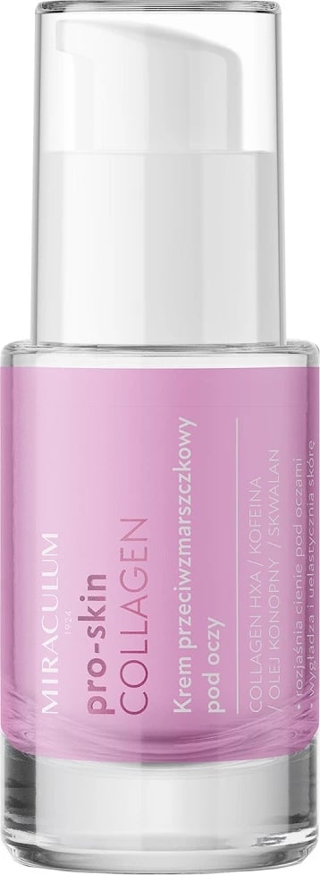Krem për sy Miraculum Pro-Skin Collagen Anti-Wrinkle për femra, 15ml
