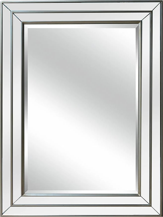 Pasqyrë Livello, ngjyrë shampanjë, 80x110