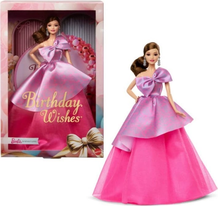 Kukull Barbie Mattel Birthday Wishes JBJ07, 33 cm, rozë