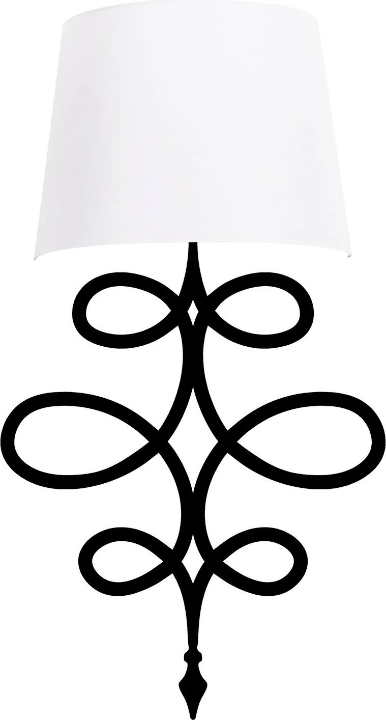 Llambë muri Opviq, Asaf - 6990, e bardhë dhe e zezë