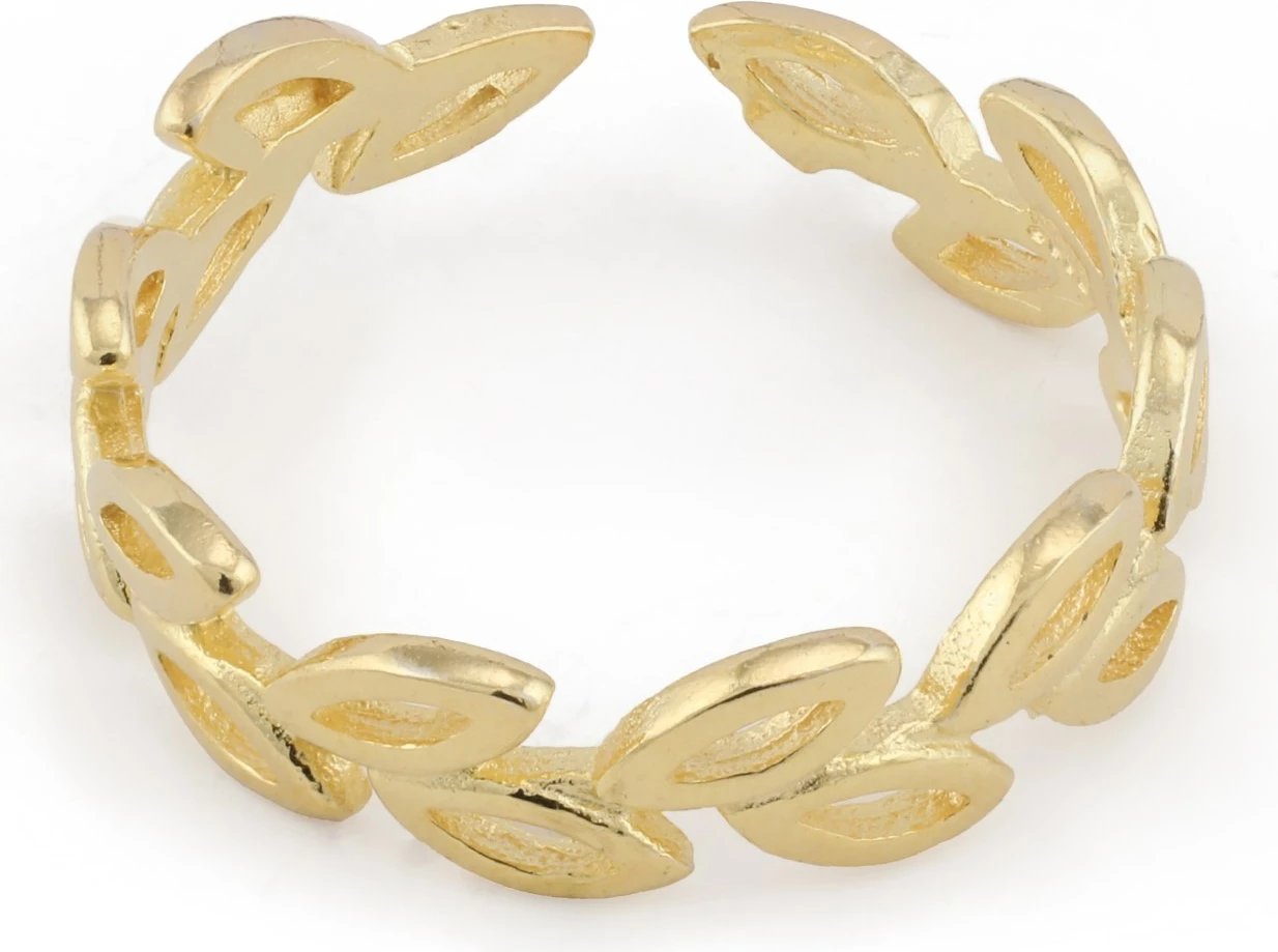 Unazë argjendi Jumeon, ngjyrë ari, 11814G