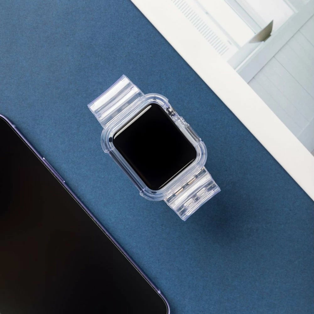 Rrip dhe mbështjellës Hurtel për Apple Watch 4/5/6/SE 40mm, i zi