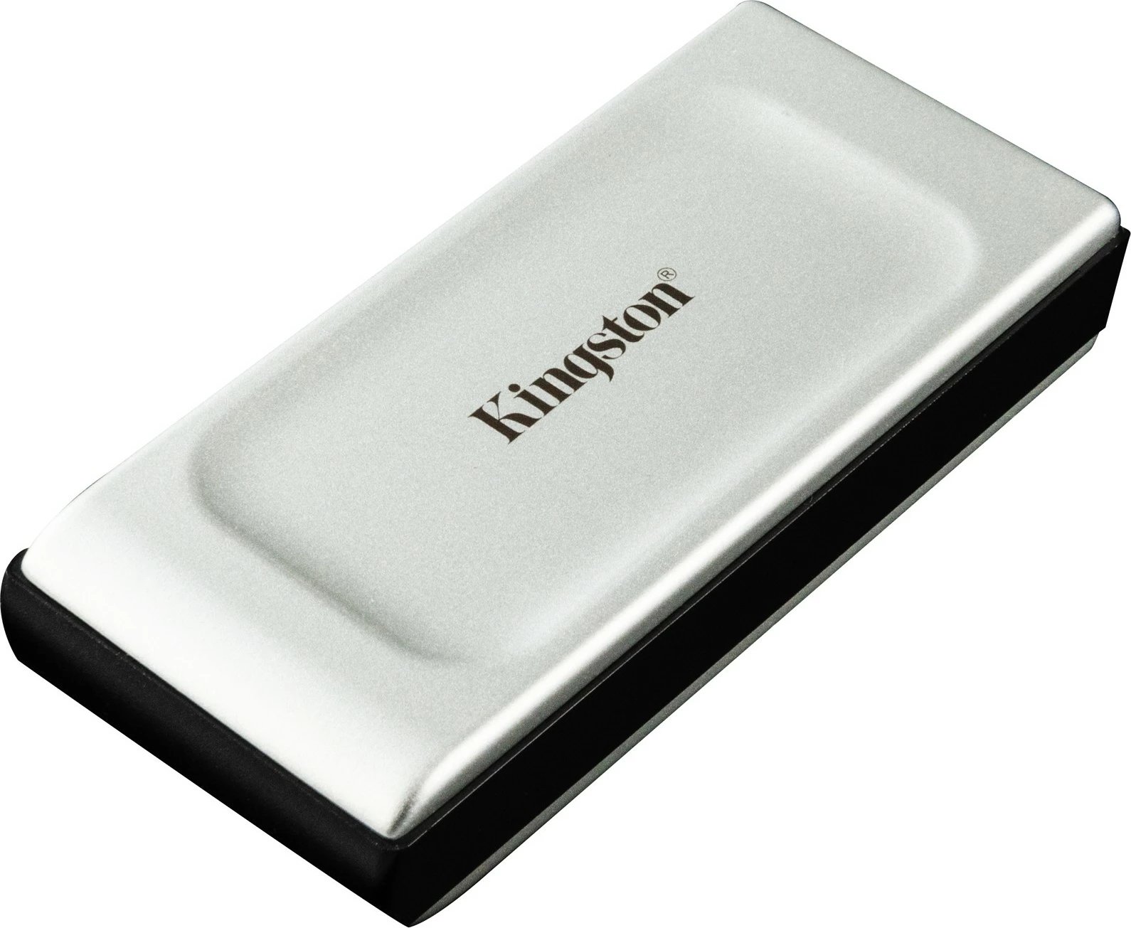 SSD portabël Kingston XS2000, 1 TB, USB Type-C, i zi, argjendtë