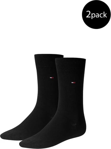 Çorape për meshkuj Tommy Hilfiger, 2 palë, të zeza