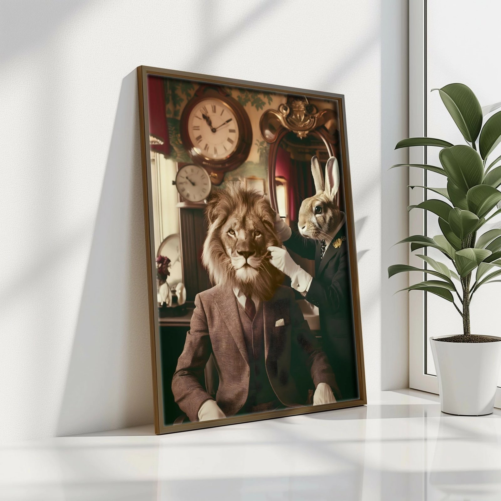 Pikturë dekorative me kornizë MDF, shumëngjyrëshe, GE051-L