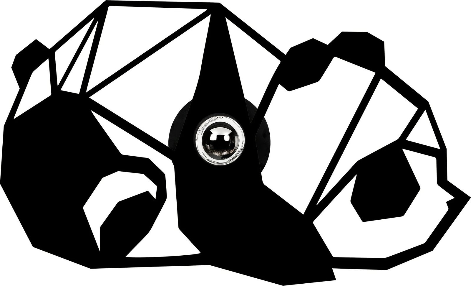 Llambë muri Opviq, dizajn kafshe, e zezë, W-027 Llambë muri Opviq, dizajn kafshe, e zezë, W-027