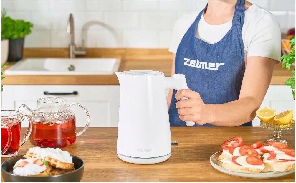 Cajnik elektrik Zelmer ZCK7020, 1L, i bardhë