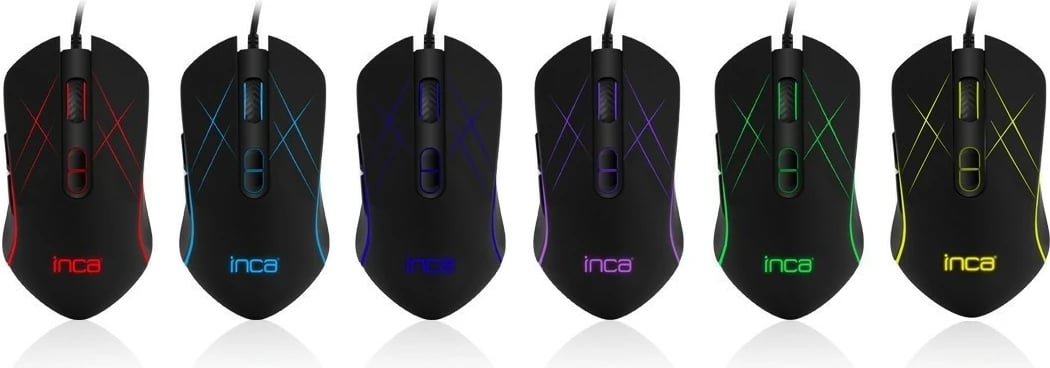 Maus gaming Inca IMG-GT12, 3200 DPI, RGB, 7 butona, i zi