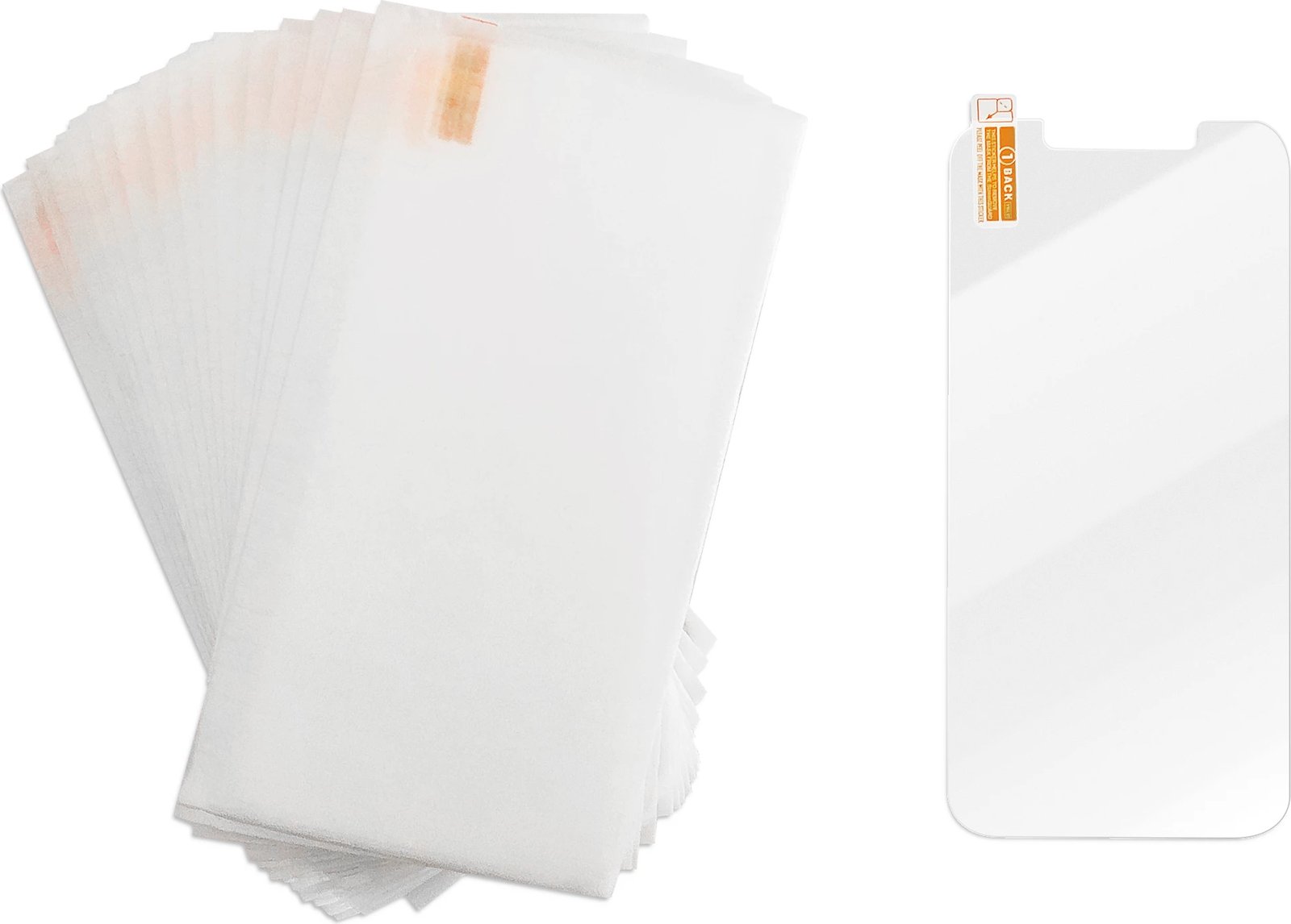 Mbështjellës xhami i temperuar Hurtel Standard Tempered Glass, 50 copë, për iPhone 16 Plus, Transparent