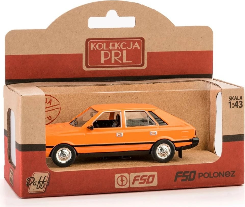 Makina lodër Daffi FSO Polonez K-582, 1:43, portokalli