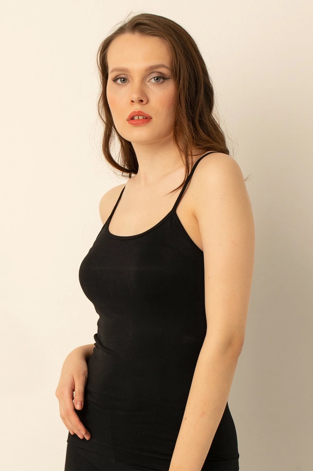 Bluzë pa mëngë për femra, Jumeon, e zezë, 237-007500