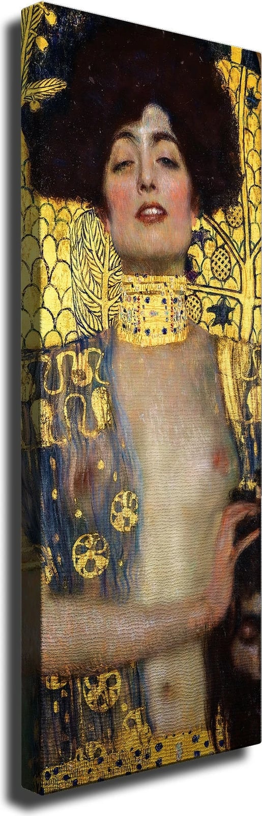 Pikturë dekorative në kanavacë, Gustav Klimt, shumëngjyrëshe, 30x80cm, KNV4415_3080