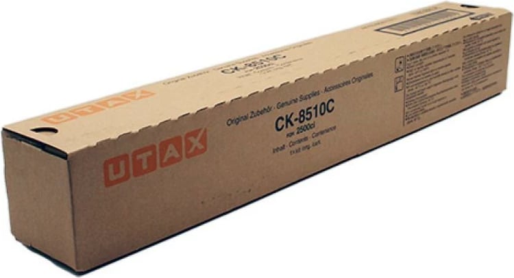 Toner, Utax CK-8510C 662511011, origjinal, rendiment 9,750–23,700 faqe, Cyan