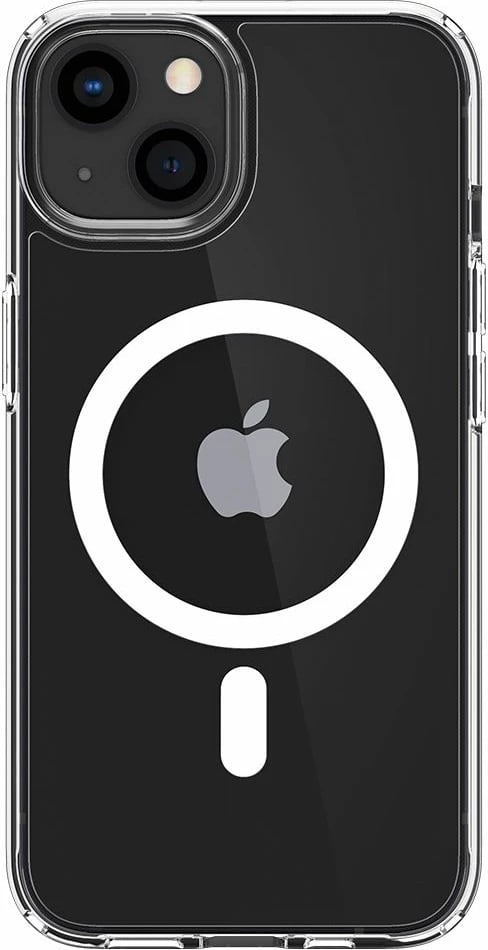 Mbështjellës Spigen Ultra Hybrid Mag për iPhone 13, MagSafe, Transparent/Bardhë