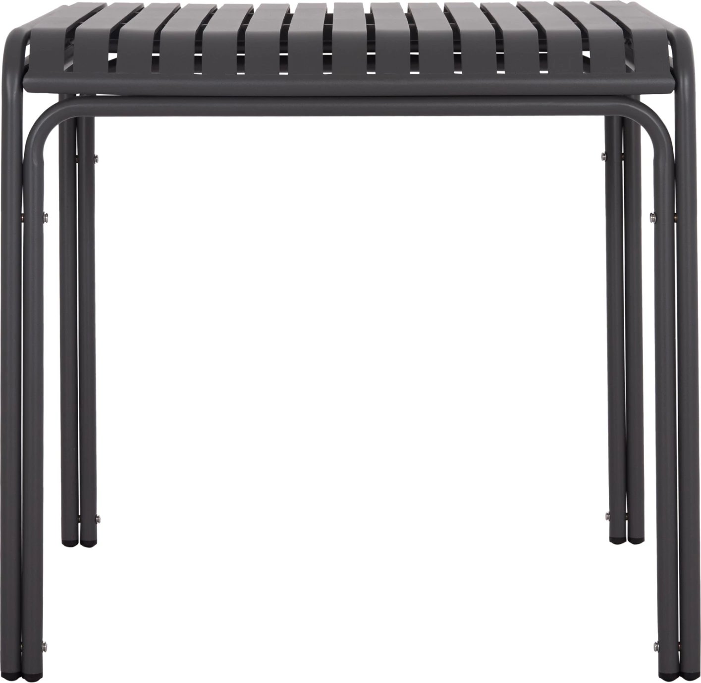 Tavolinë katrore alumini për jashtë, ngjyrë gri, RACHEL FH6338.01, 80x80x76cm