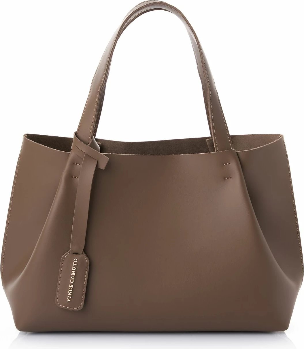 Çantë tote Vince Camuto, Monza, ngjyrë mink e errët