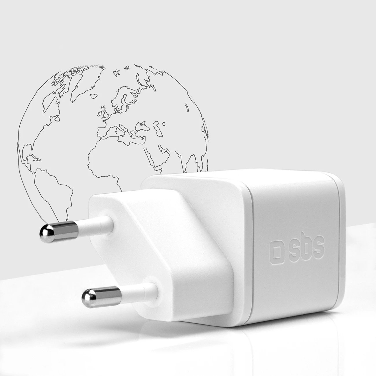 Karikues muri SBS TETRGAN1C20W, 20W, GaN, USB-C, i bardhë