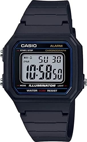 Orë dore CASIO SPORT ILLUMINATOR unisex, e zezë