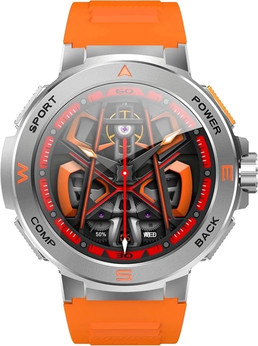 Smartwatch BlitzWolf BW-AT5, 1.43" AMOLED, IP67, Portokalli