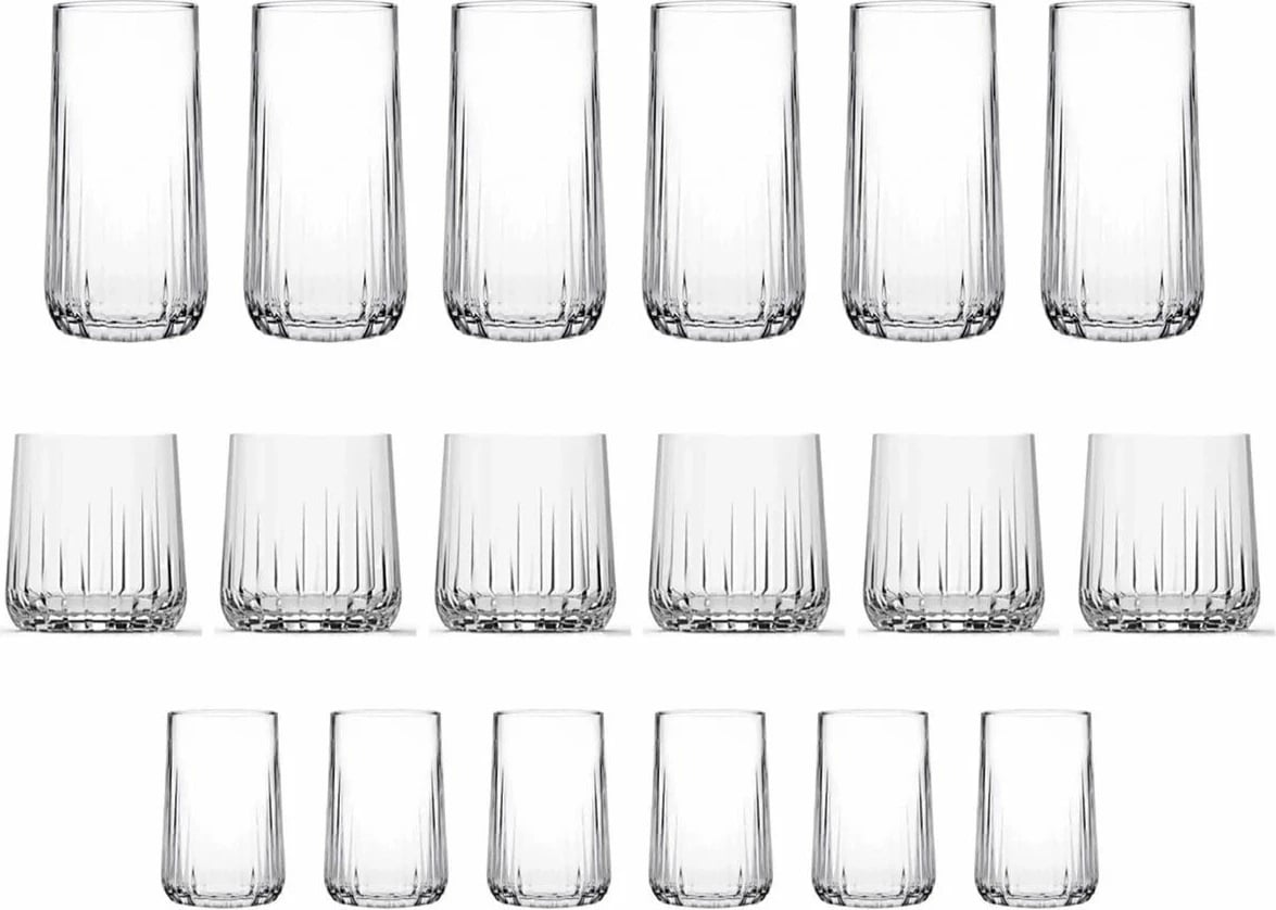 Set gotash prej qelqi (18 copë), Hermia Concept, Nova 18 Set gotash prej qelqi (18 copë), Hermia Concept, Nova 18