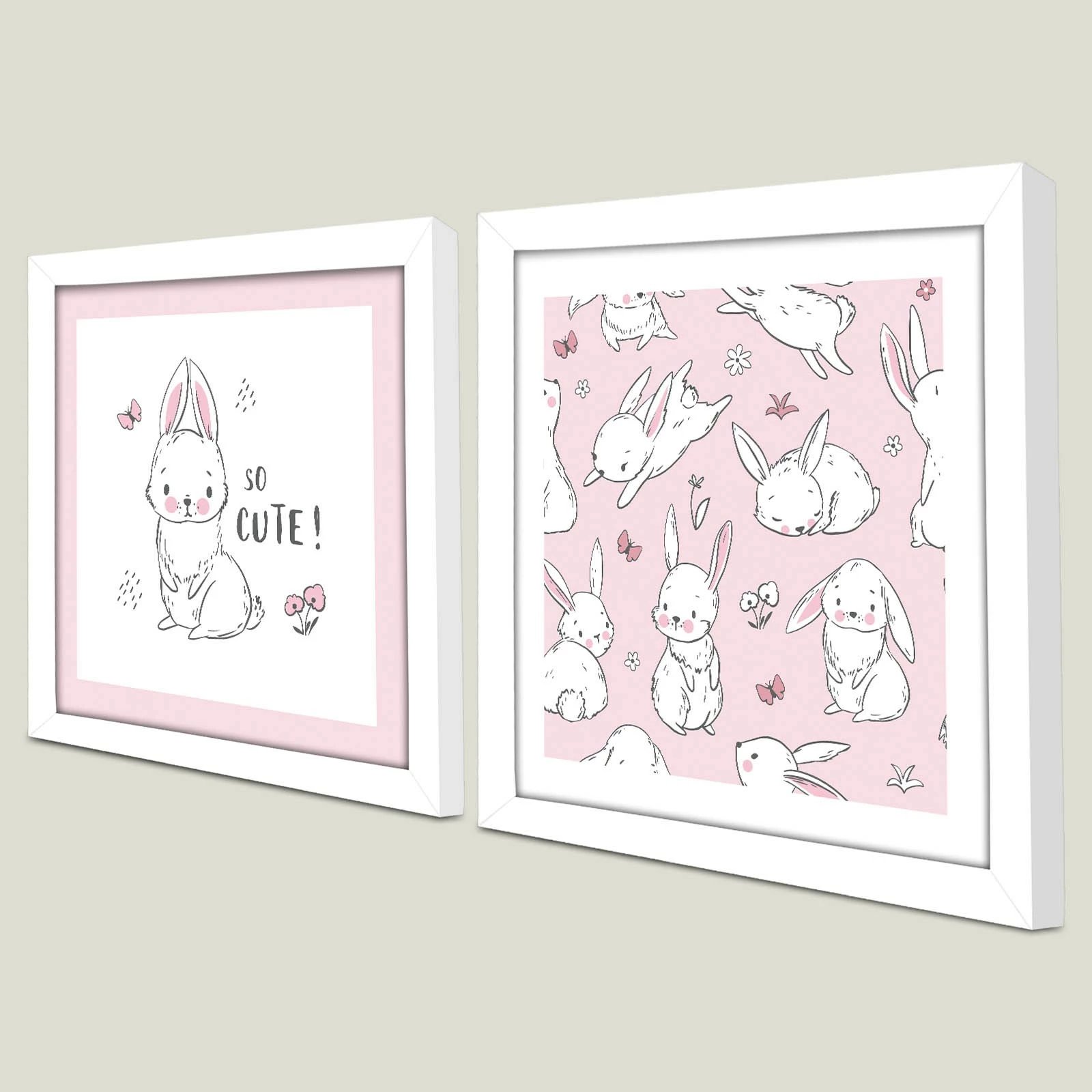 Pikturë dekorative me kornizë MDF (2 copë), Wallity, 2P3333BCT-014