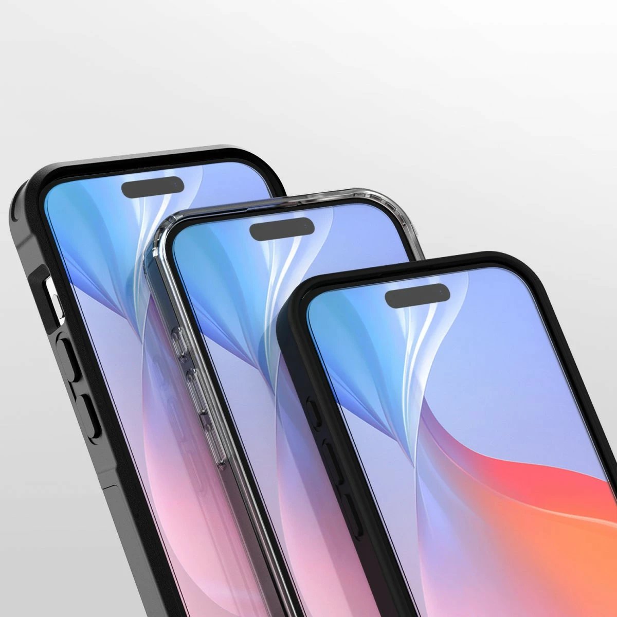 Mbështjellës xhami i fortë 4smarts për iPhone 16, transparent