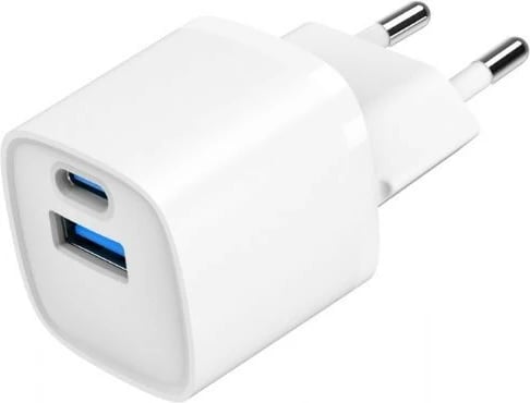 Karikues muri Gembird TA-UC-PDQC20-W-01, 20W, 2 porta USB, Bardhë