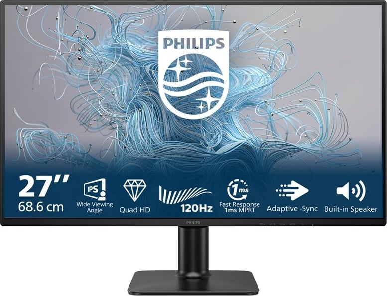 Monitor Philips 27E2N2500/00, 27", Quad HD, 120Hz, IPS, i zi