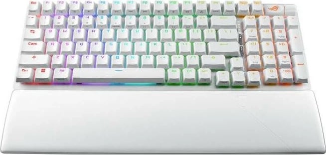 Tastierë Asus Strix Scope II 96 Wireless, RGB, e bardhë