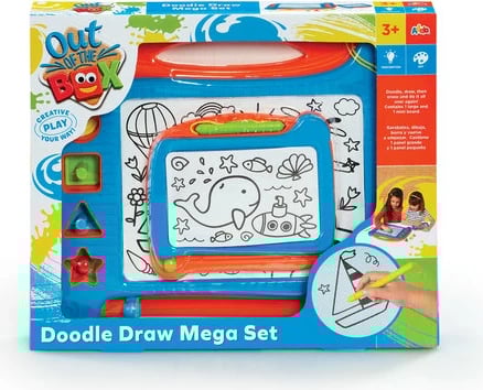 Tabelë për fëmijë Out of the Box Doodle Draw Mega Set