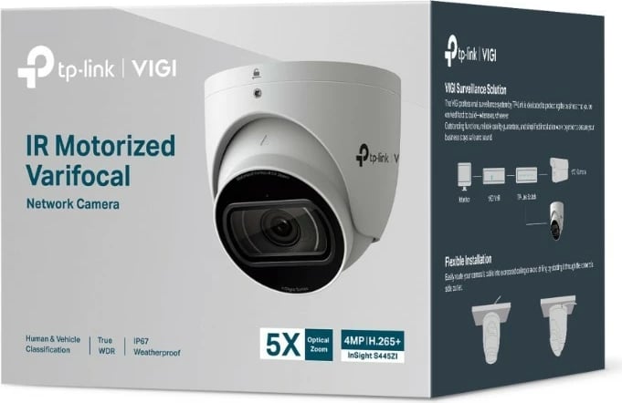 Kamerë IP TP-LINK InSight S445ZI, 4MP, zmadhim optik 5x, e bardhë