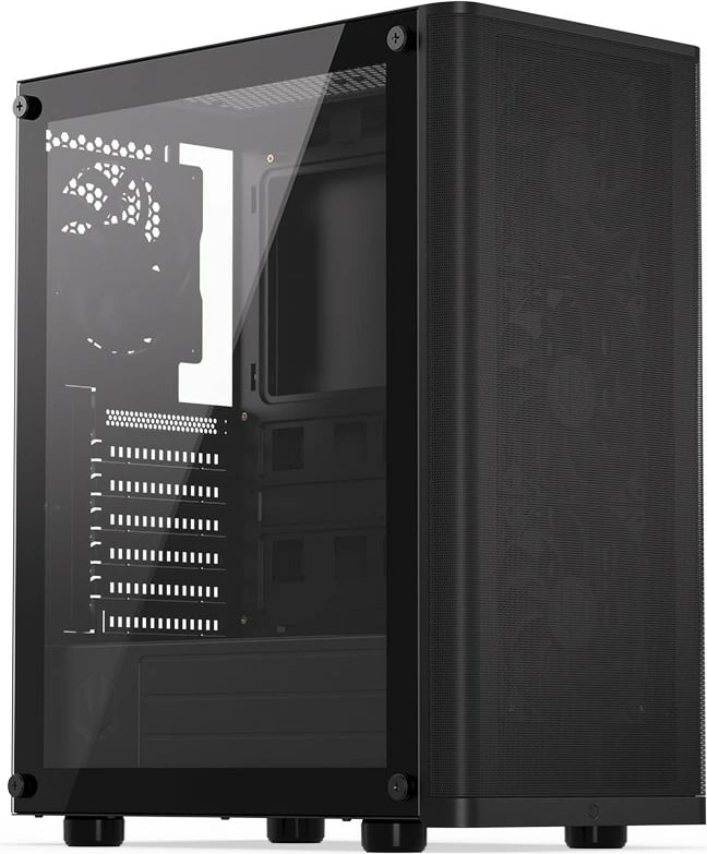 Kasë Endorfy Ventum 200 Air, Midi Tower, ATX, xham i temperuar, e zezë Kasë Endorfy Ventum 200 Air, Midi Tower, ATX, xham i temperuar, e zezë