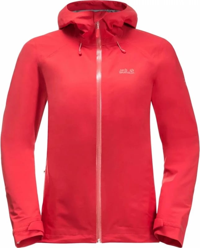 Jakne Jack Wolfskin femra, e kuqe