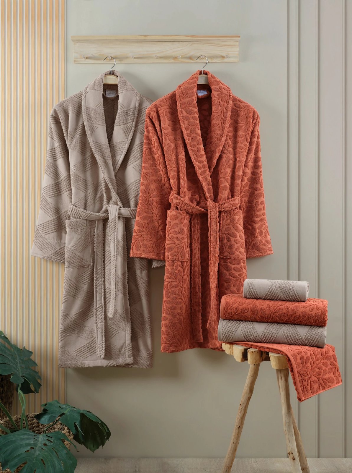 Set familjar për banjo Mijolnir, Benito, ngjyrë mink dhe kafe