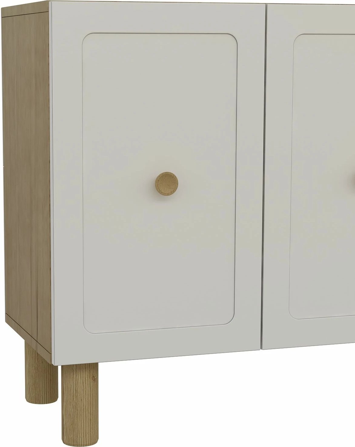 Konsol Skye Decor, Rosalinda KB150, ngjyrë lis safir dhe e bardhë