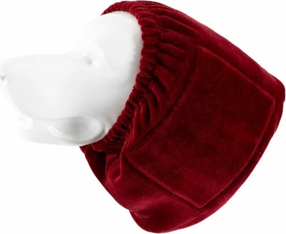 Kapelë për qen, burgundy, Paws & Whiskers, kulakkoruyucub