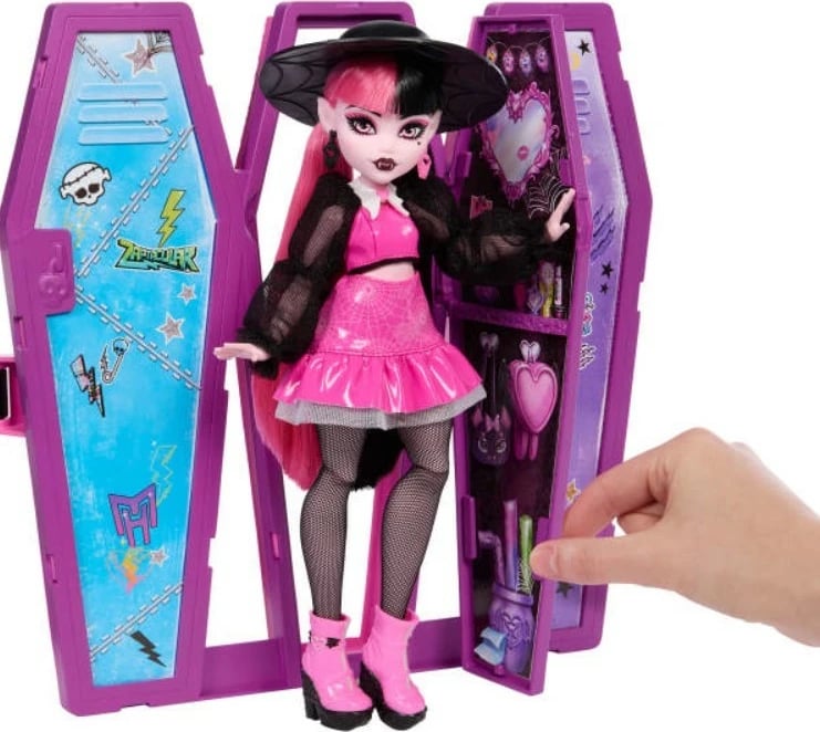 Set aksesorësh Monster High Draculaura Secret Elixir Room, Mattel, JBF15, Rozë/Vjollcë/E zezë